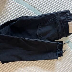 Re/done frayed jeans